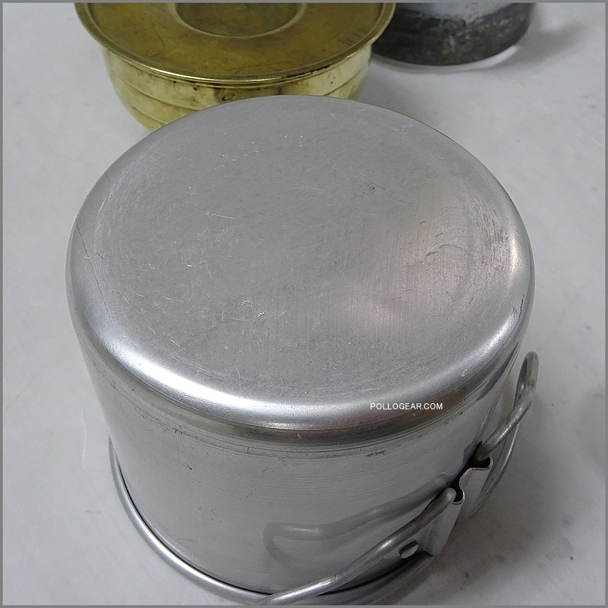 1960年代 東京TOP<BR>クッカー アルコール バーナー<BR>Aluminum Pot & Spirit Burner<BR>Vintage ストーブ アルスト 真鍮製