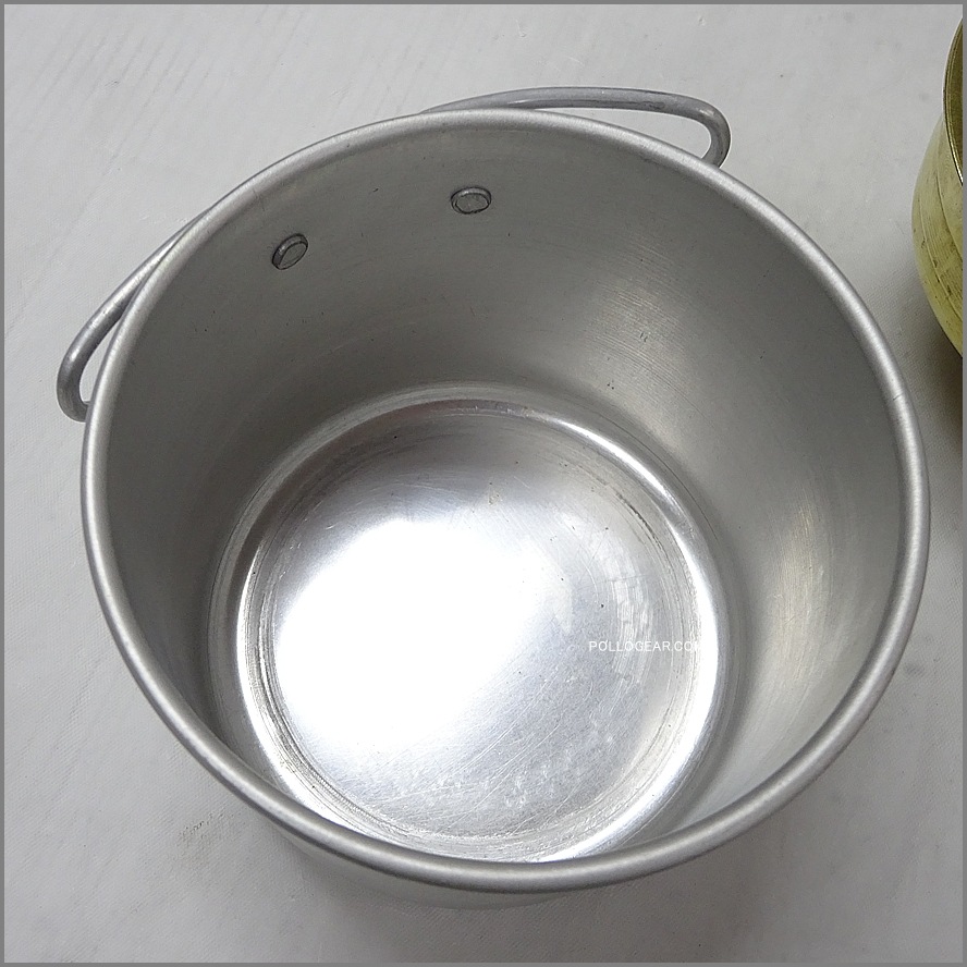 1960年代 東京TOP<BR>クッカー アルコール バーナー<BR>Aluminum Pot & Spirit Burner<BR>Vintage ストーブ アルスト 真鍮製