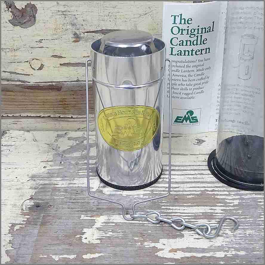 ~97 デッドストック EMS<BR>Vintage キャンドルランタン<BR>Eastern Mountain Sports × UCO<BR>MADE IN USA ケース付き