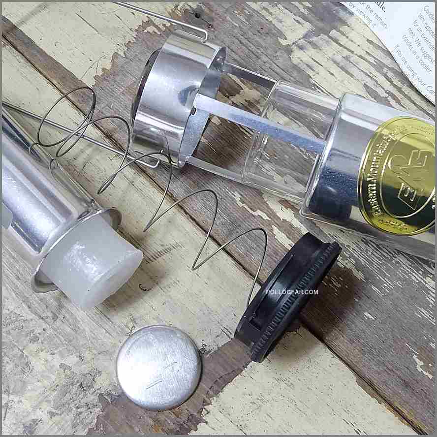 ~97 デッドストック EMS<BR>Vintage キャンドルランタン<BR>Eastern Mountain Sports × UCO<BR>MADE IN USA ケース付き