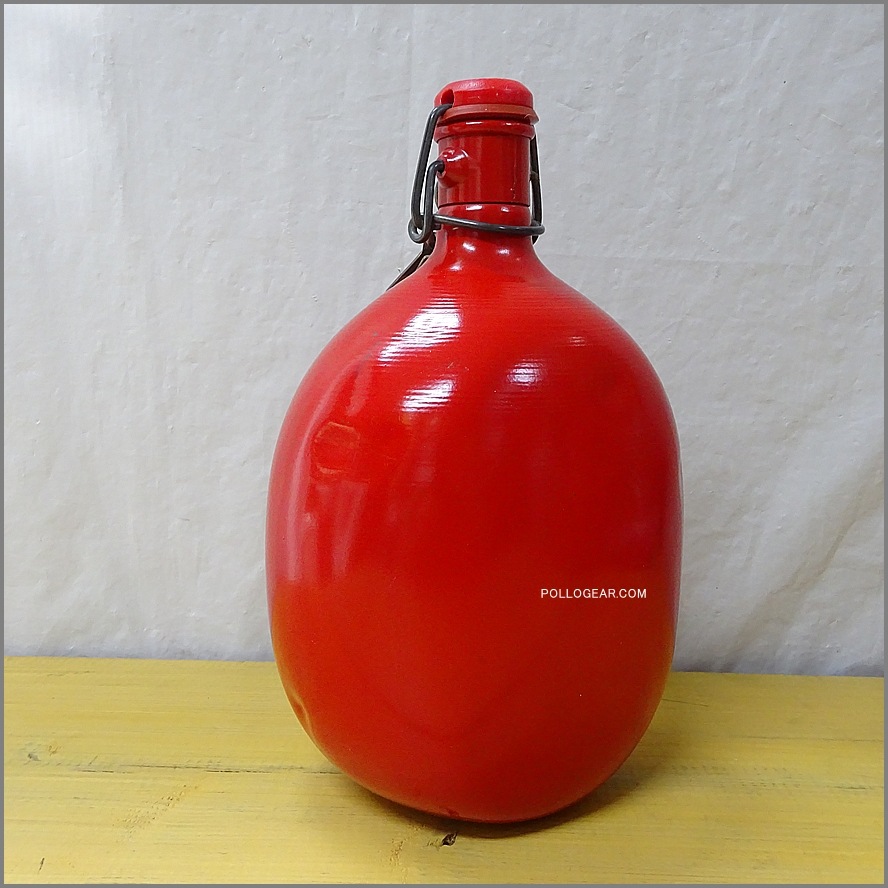 1.5L 1970年代 グランテトラ<BR>丸型 LE GRAND TETRAS<BR>VINTAGE ウォーターボトル<br>赤 レッド ビンテージキャンプ