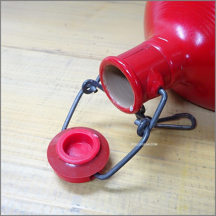 1.5L 1970年代 グランテトラ<BR>丸型 LE GRAND TETRAS<BR>VINTAGE ウォーターボトル<br>赤 レッド ビンテージキャンプ
