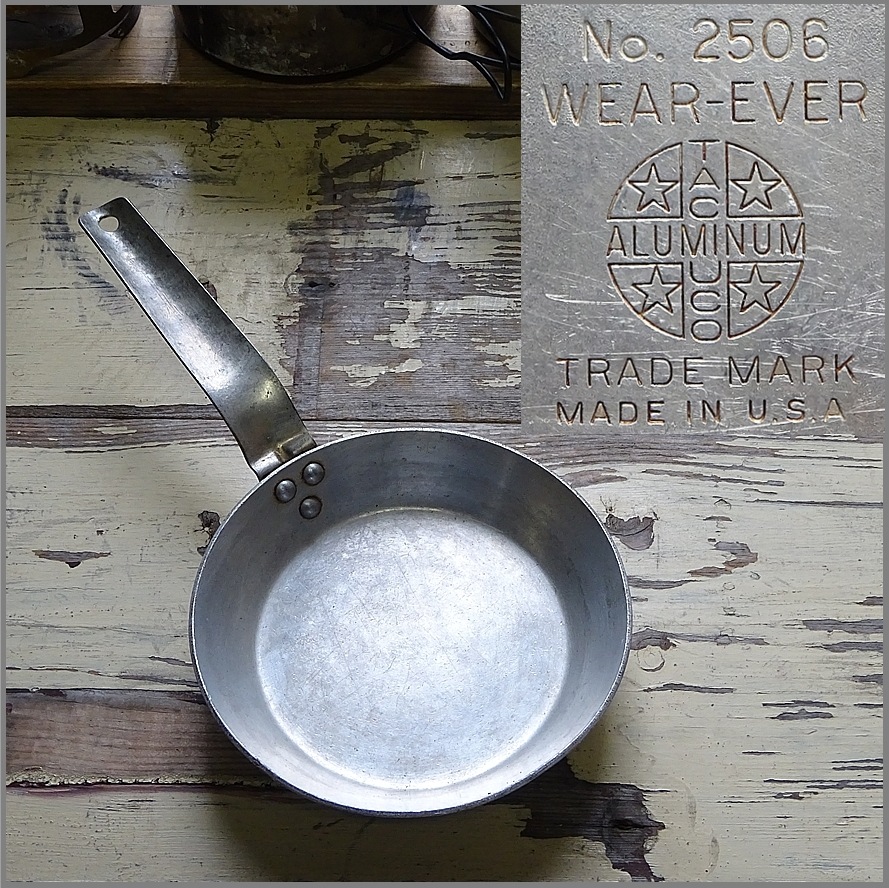 1950’s WEAR-EVER 2506<BR>ビンテージ フライパン<BR>アルミフライパン USA製<BR> Aluminum Frying Pans