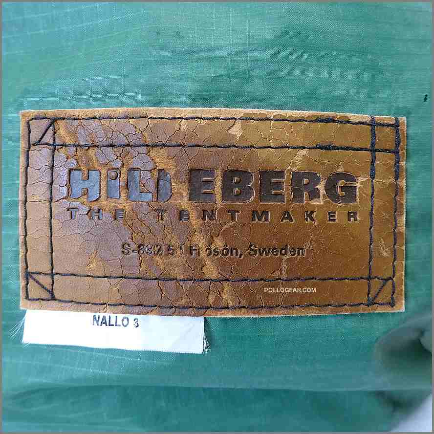 革タグ Hilleberg ナロ 3<br>ヒルバーグ Nallo 3<br>2004年 Vintage Hilleberg<br>旧カラー OLDモデル