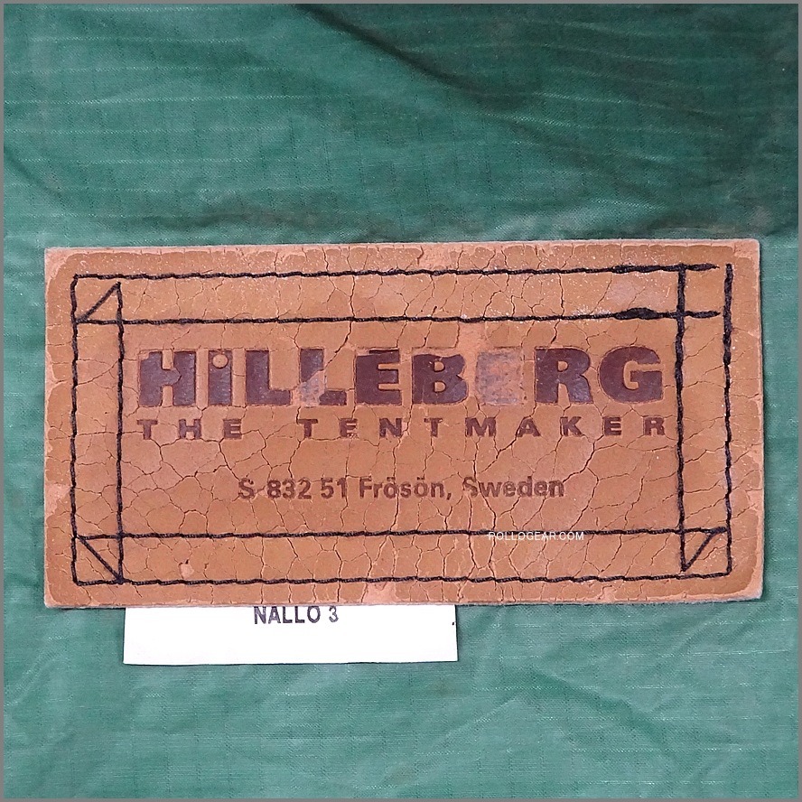 革タグ Hilleberg ナロ 3<br>ヒルバーグ Nallo 3<br>2004年 Vintage Hilleberg<br>旧カラー OLDモデル