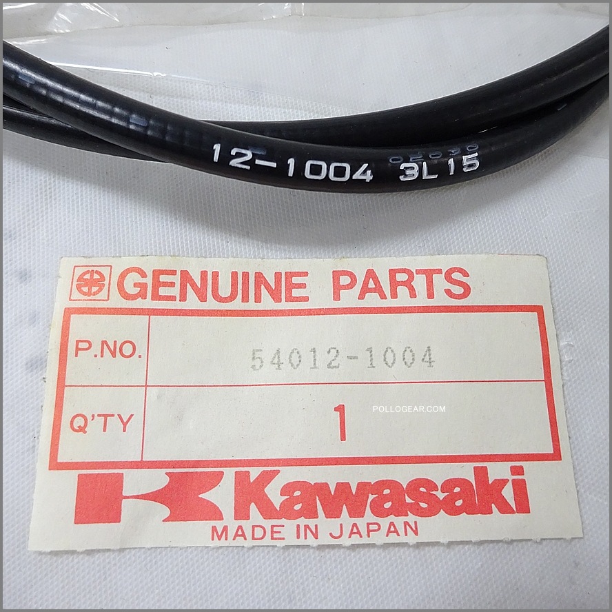 カワサキ純正新品●Z400FX Z400J KZ400E 引き側 アクセル スロットル ワイヤーケーブル 絶版 54012-1004