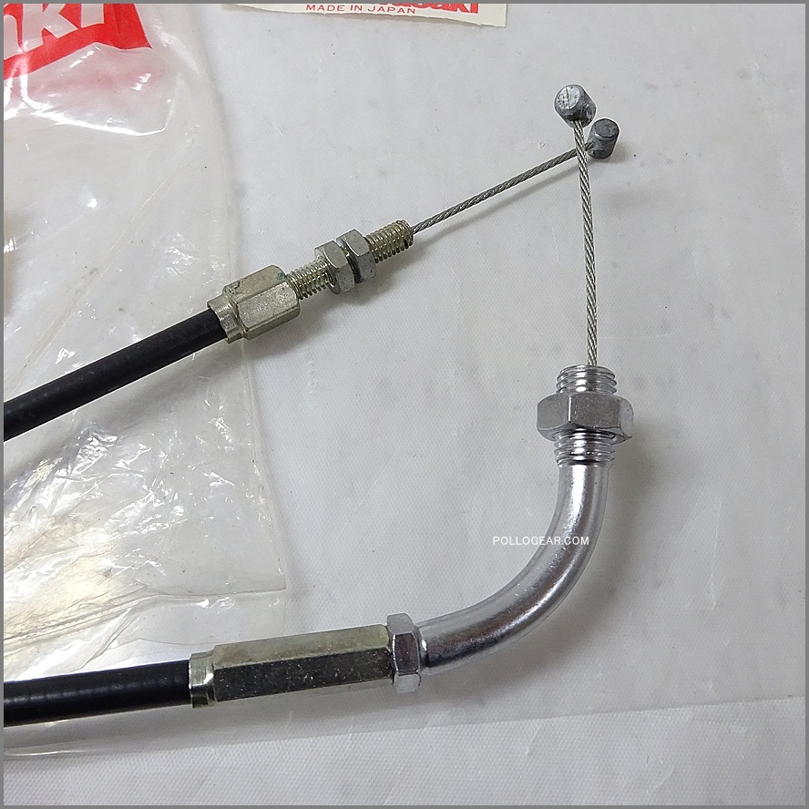 カワサキ純正新品●Z400FX Z400J KZ400E 引き側 アクセル スロットル ワイヤーケーブル 絶版 54012-1004