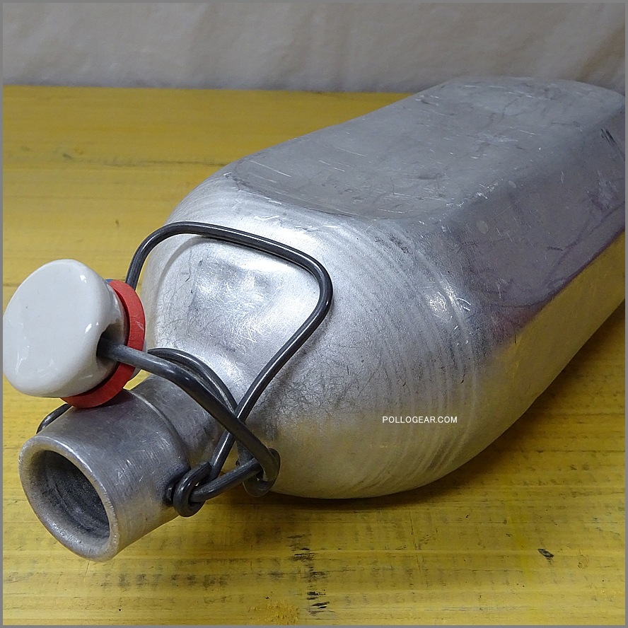 80年代 ドイツ製 マルキル 1.0L<BR>MAR KILL アルミ ８角ボトル <BR>VINTAGE ウォーターボトル<br>スウィングキャップ ビンテージキャンプ