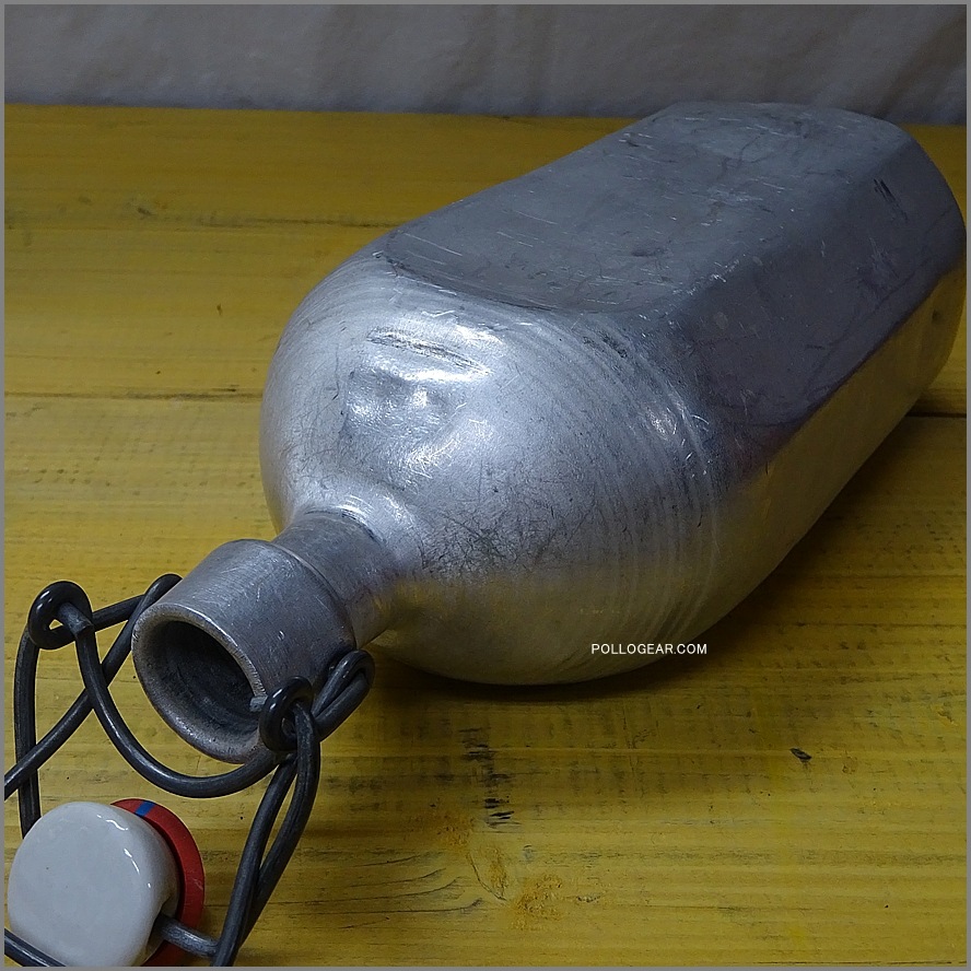 80年代 ドイツ製 マルキル 1.0L<BR>MAR KILL アルミ ８角ボトル <BR>VINTAGE ウォーターボトル<br>スウィングキャップ ビンテージキャンプ