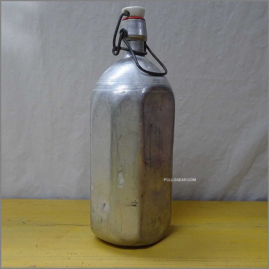80年代 ドイツ製 マルキル 1.0L<BR>MAR KILL アルミ ８角ボトル <BR>VINTAGE ウォーターボトル<br>スウィングキャップ ビンテージキャンプ