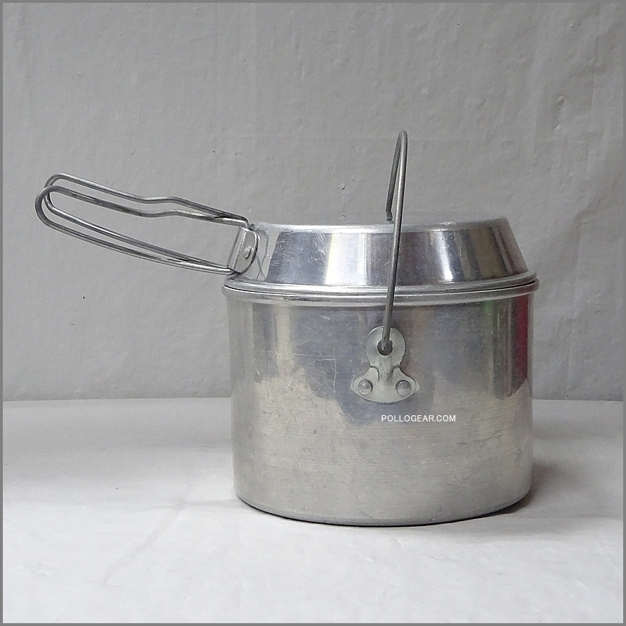 中サイズ 6インチ 良品<BR>ホットン ブルドッグ<BR>VINTAGE ビリーポット<BR>イングランド製 クッカー ビリー缶 ブッシュクラフト 丸大