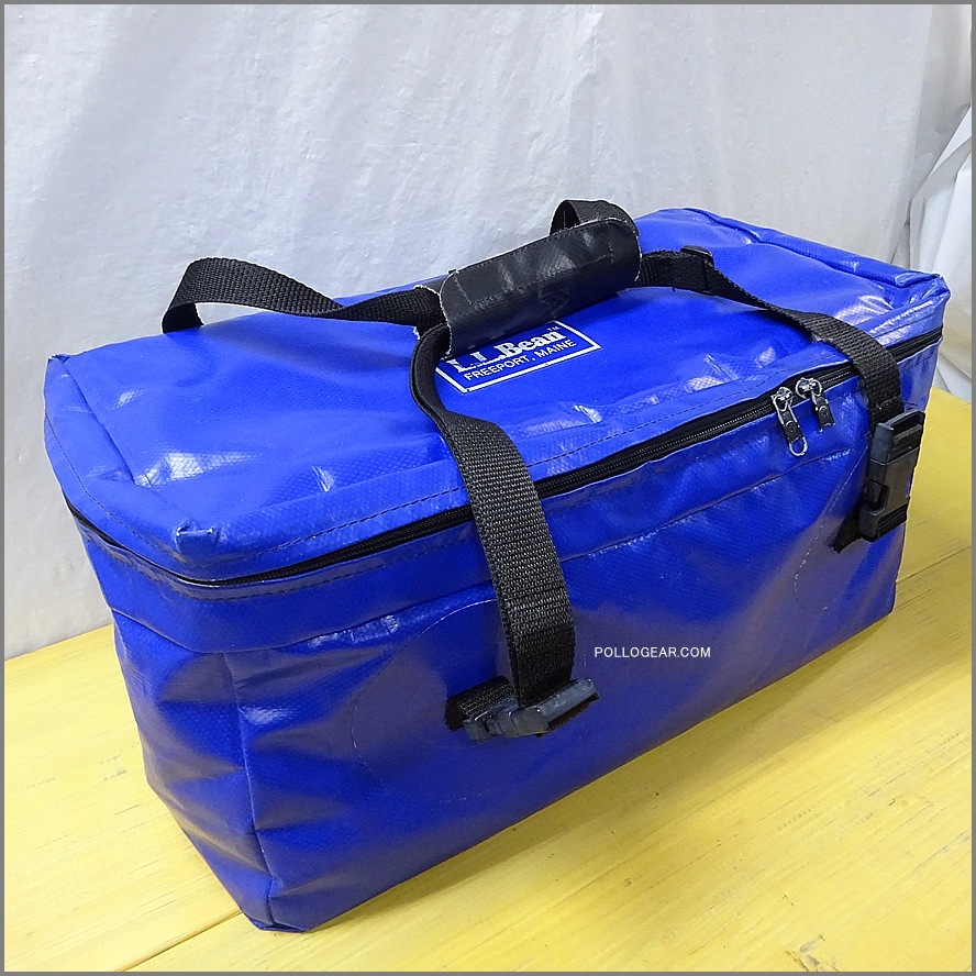 90’s L.L.Bean×SEATTLE SPORTS<BR>角型 ブルー 25QT Soft Cooler<BR>ソフトクーラー クーラーバッグ<BR>FROST-PAK フロストパック<BR>ビンテージクーラー ～1999年<BR>LLビーン×シアトルスポーツ