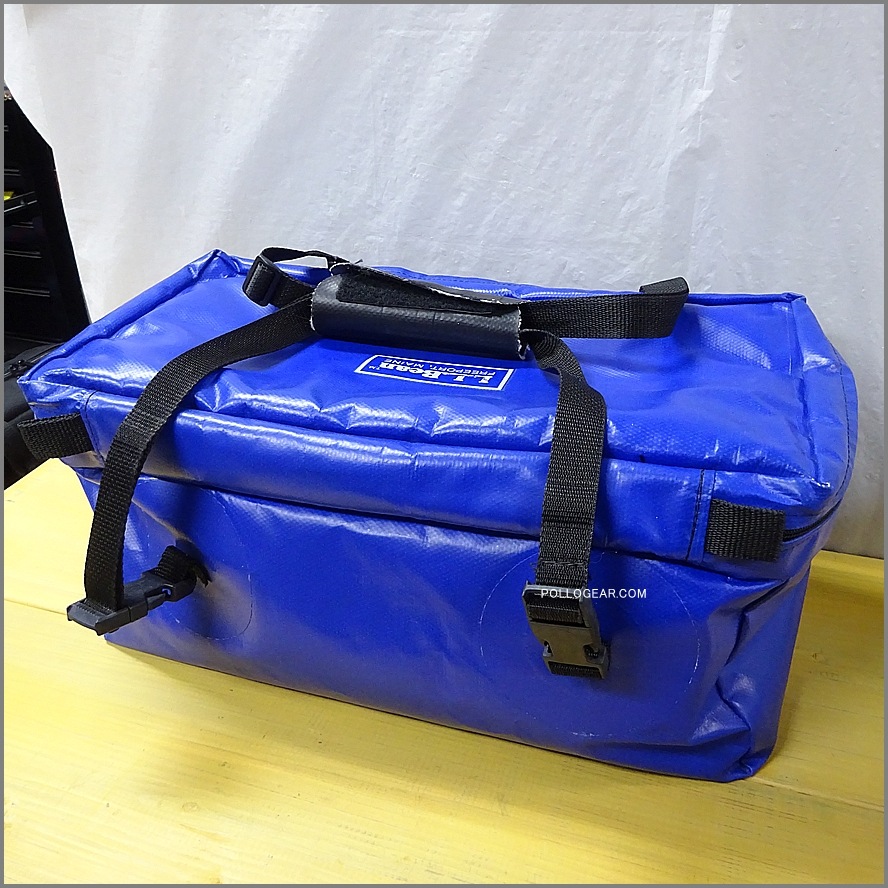 90’s L.L.Bean×SEATTLE SPORTS<BR>角型 ブルー 25QT Soft Cooler<BR>ソフトクーラー クーラーバッグ<BR>FROST-PAK フロストパック<BR>ビンテージクーラー ～1999年<BR>LLビーン×シアトルスポーツ