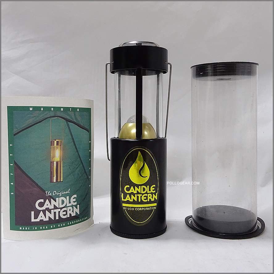 UCO 旧ロゴ キャンドルランタン（ブラス）と ケース、リフレクターセット