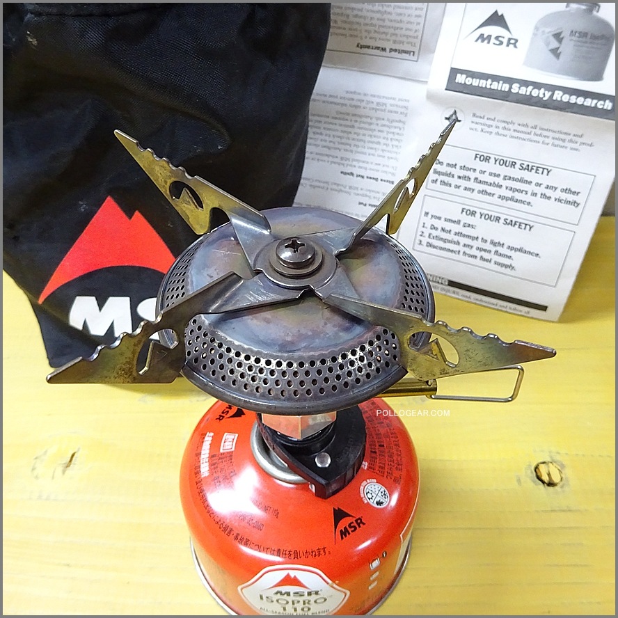98~ MSR SUPERFLY<BR>スーパーフライ 前期型<BR>OLDモデル ガスストーブ<BR>シングルバーナー 