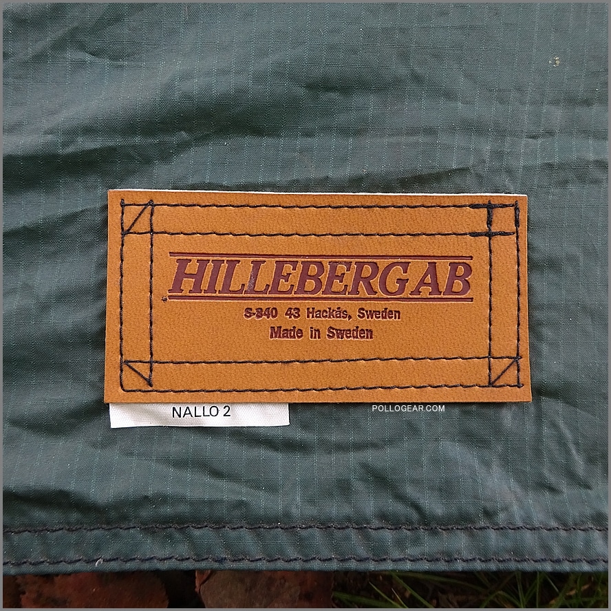 1987年 初期型 Nallo2<br>HillebergAB 革タグ 旧カラー<br>ヒルバーグAB ナロ2<br>旧グリーン OLDモデル<br>