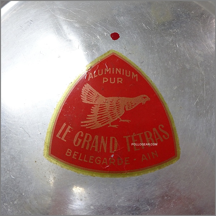 50’s LE GRAND TETRAS<BR>丸型 アルミ フードキャリー<BR>グランテトラ フードコンテナ<BR>Vintage バターケース スイングロック