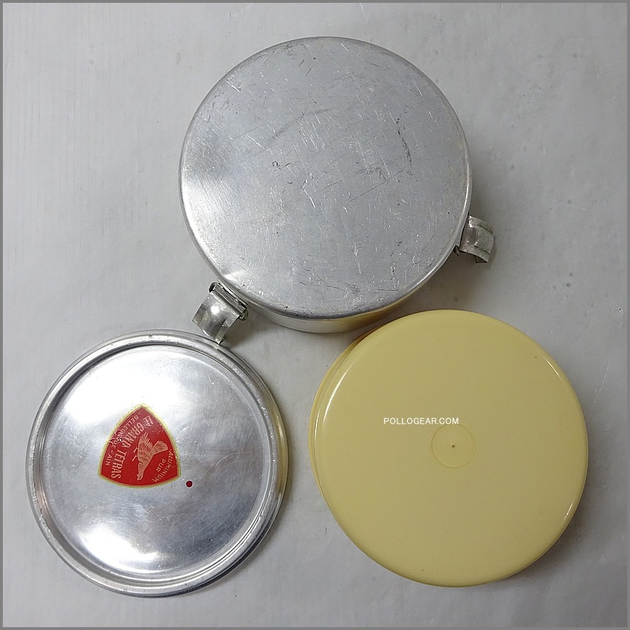 50’s LE GRAND TETRAS<BR>丸型 アルミ フードキャリー<BR>グランテトラ フードコンテナ<BR>Vintage バターケース スイングロック