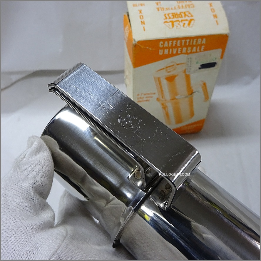 デッドストック ILSA Coffee<BR>naporetana ナポレターナ 1.5Cup<BR>VINTAGE イルサ エスプレッソ<BR>直火 コーヒーメーカー 未使用品 