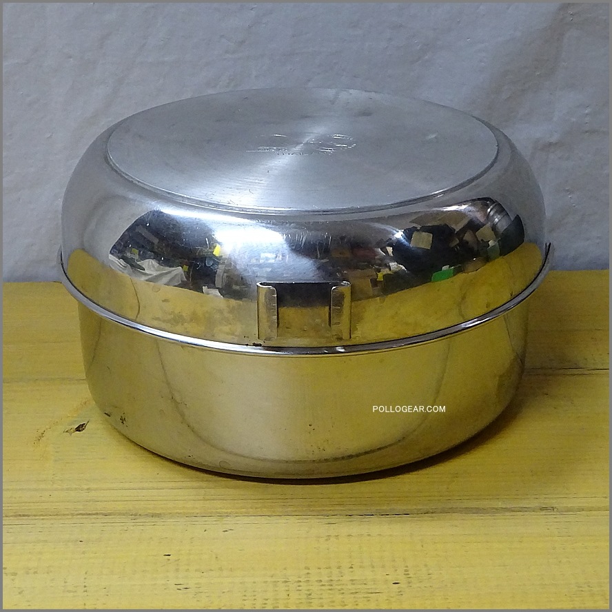 1998年 MSR VINTAGE クッカー<BR>旧ロゴ Alpine Deluxe Cook Set<BR>アルパイン ティーポット INDIA<BR>ステンレス ケトル<BR>シーガル ビンテージキャンプ 