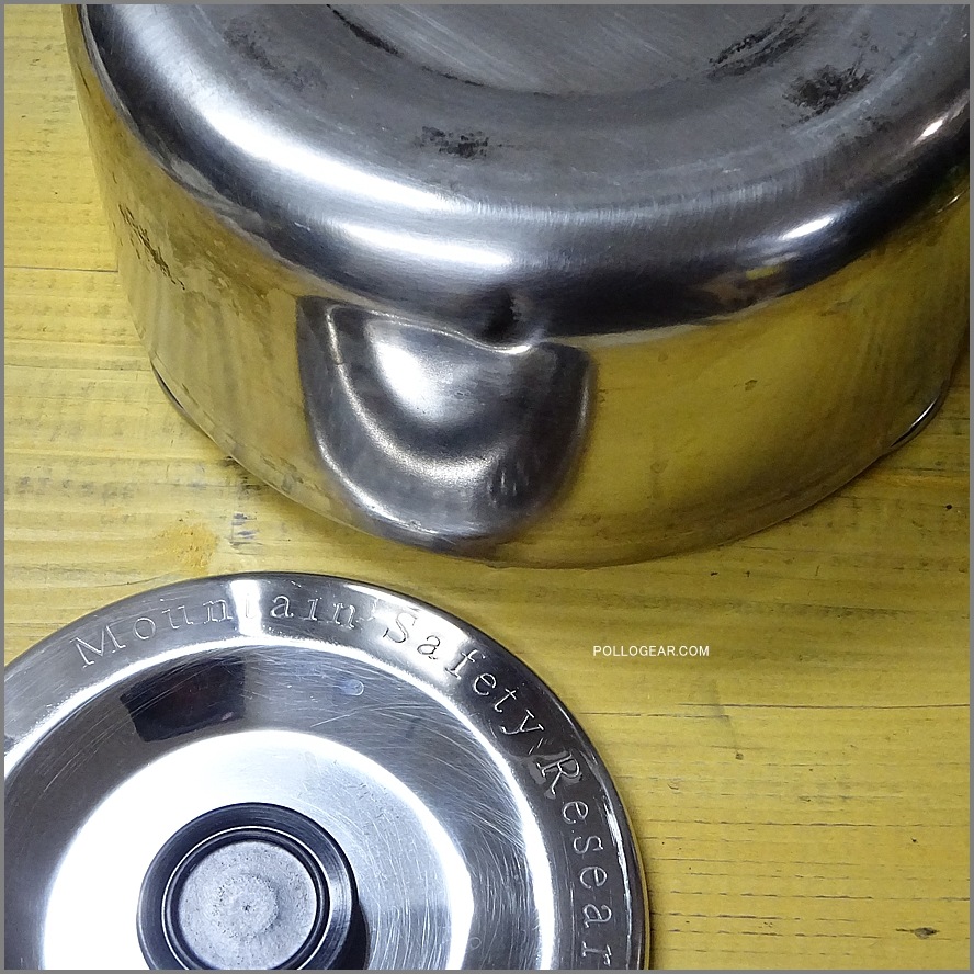 1998年 MSR VINTAGE クッカー<BR>旧ロゴ Alpine Deluxe Cook Set<BR>アルパイン ティーポット INDIA<BR>ステンレス ケトル<BR>シーガル ビンテージキャンプ 