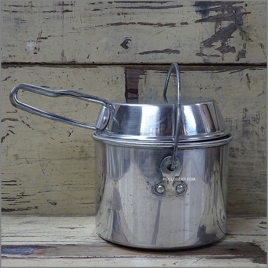 小サイズ 5インチ 美品<BR>ホットン ブルドッグ<BR>VINTAGE ビリーポット<BR>イングランド製 クッカー ビリー缶 ブッシュクラフト