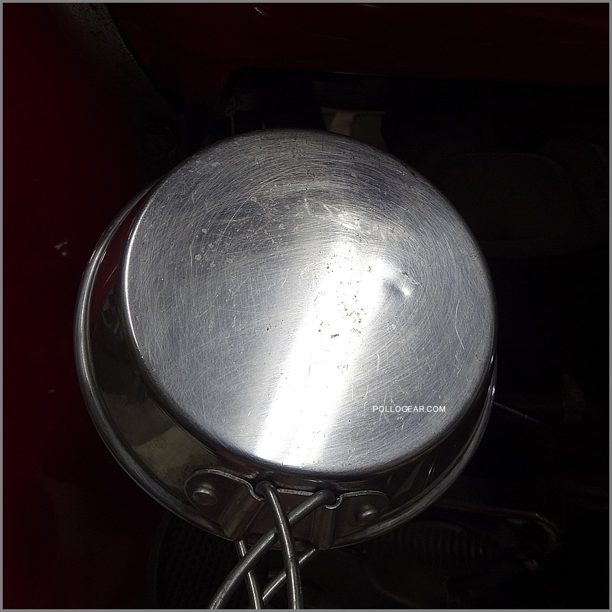 小サイズ 5インチ 美品<BR>ホットン ブルドッグ<BR>VINTAGE ビリーポット<BR>イングランド製 クッカー ビリー缶 ブッシュクラフト