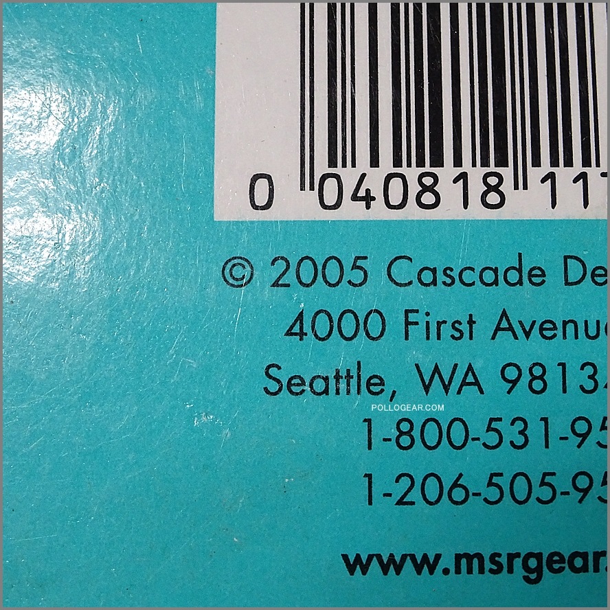 デッドストック 日本未発売<br>MSR Pocketrocket Stove w/ Titan Kettle Kit 2005年<br>初代ポケットロケット 旧型  チタンケトル タイタンケトル<br>ガスストーブ シングルバーナー