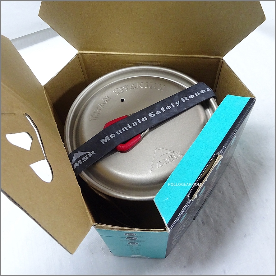 デッドストック 日本未発売<br>MSR Pocketrocket Stove w/ Titan Kettle Kit 2005年<br>初代ポケットロケット 旧型  チタンケトル タイタンケトル<br>ガスストーブ シングルバーナー