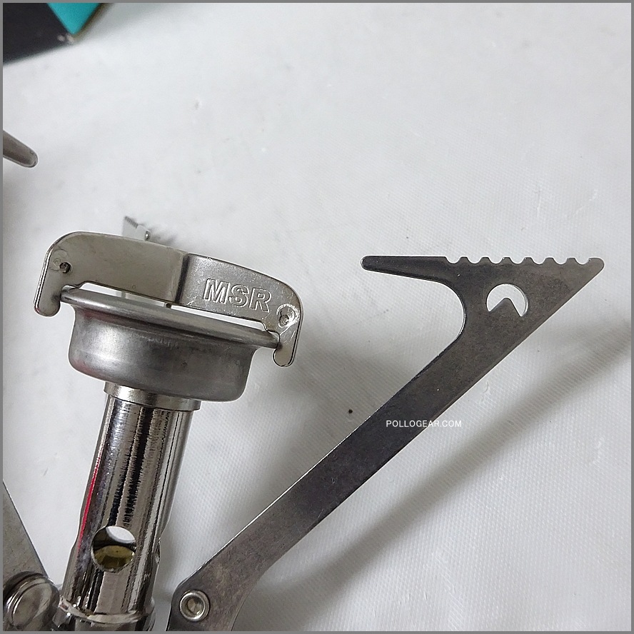 デッドストック 日本未発売<br>MSR Pocketrocket Stove w/ Titan Kettle Kit 2005年<br>初代ポケットロケット 旧型  チタンケトル タイタンケトル<br>ガスストーブ シングルバーナー