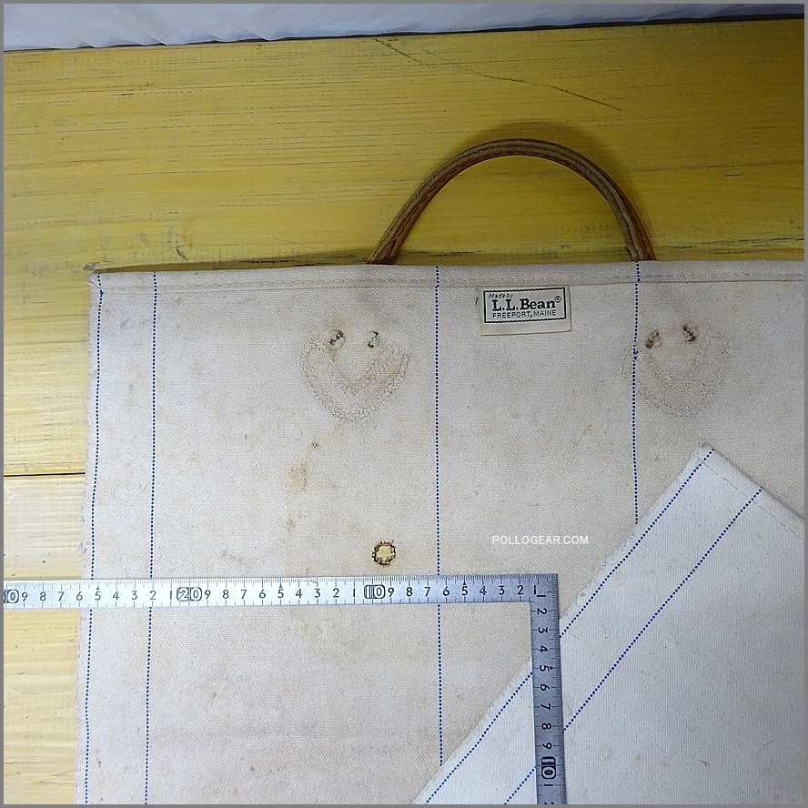 1980年代 LLビーン<BR>ログバッグ ログキャリー<BR>LLBean LOG BAG VINTAGE<BR>キャンバス 薪 バッグ