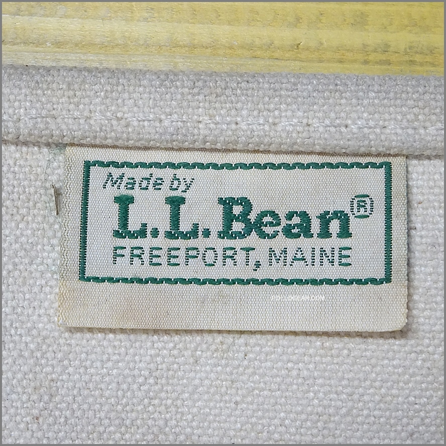 1980年代 LLビーン<BR>ログバッグ ログキャリー<BR>LLBean LOG BAG VINTAGE<BR>キャンバス 薪 バッグ