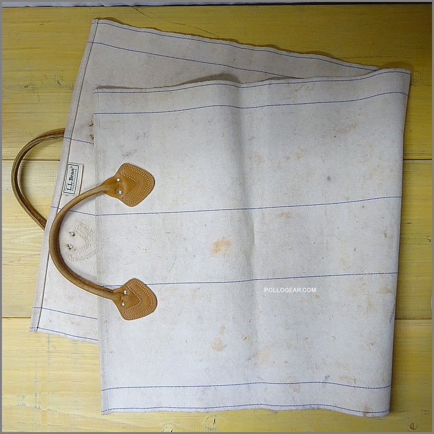 1980年代 LLビーン<BR>ログバッグ ログキャリー<BR>LLBean LOG BAG VINTAGE<BR>キャンバス 薪 バッグ