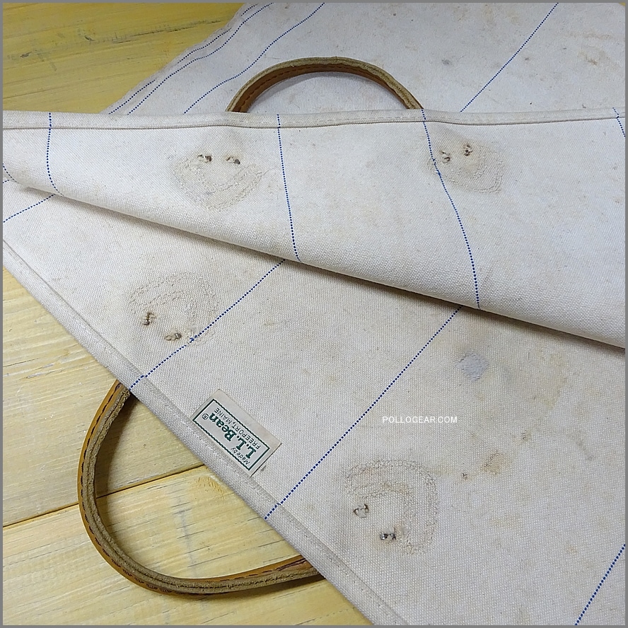 1980年代 LLビーン<BR>ログバッグ ログキャリー<BR>LLBean LOG BAG VINTAGE<BR>キャンバス 薪 バッグ