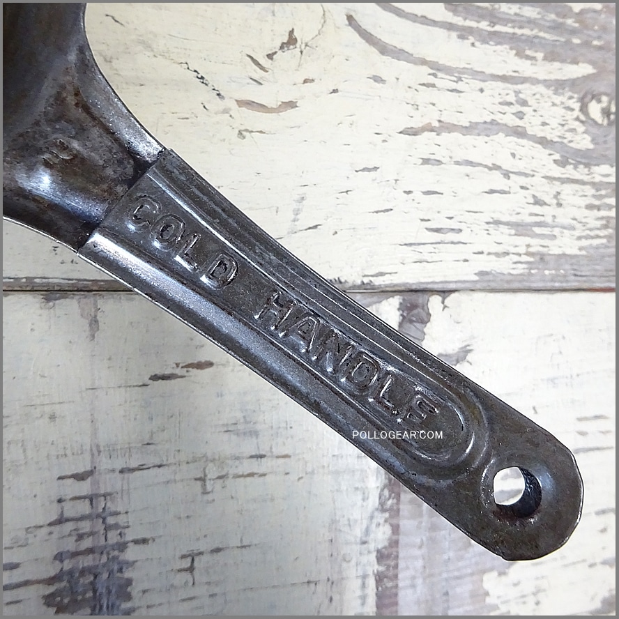 ビンテージ コールドハンドル フライパン 1950年代 COLD HANDLE<BR> ビンテージ フライパン<BR>鉄フライパン