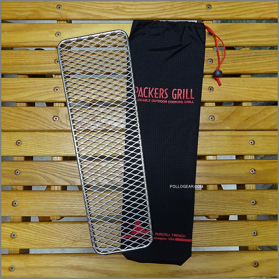 USA製 Purcell Trench<BR>パーセルトレンチ メッシュ付き<BR>ストリームサイド パッカーズ グリル<BR>Streamside Packers Grill<BR>アメリカ製 焚き火台 ゴトク グリル
