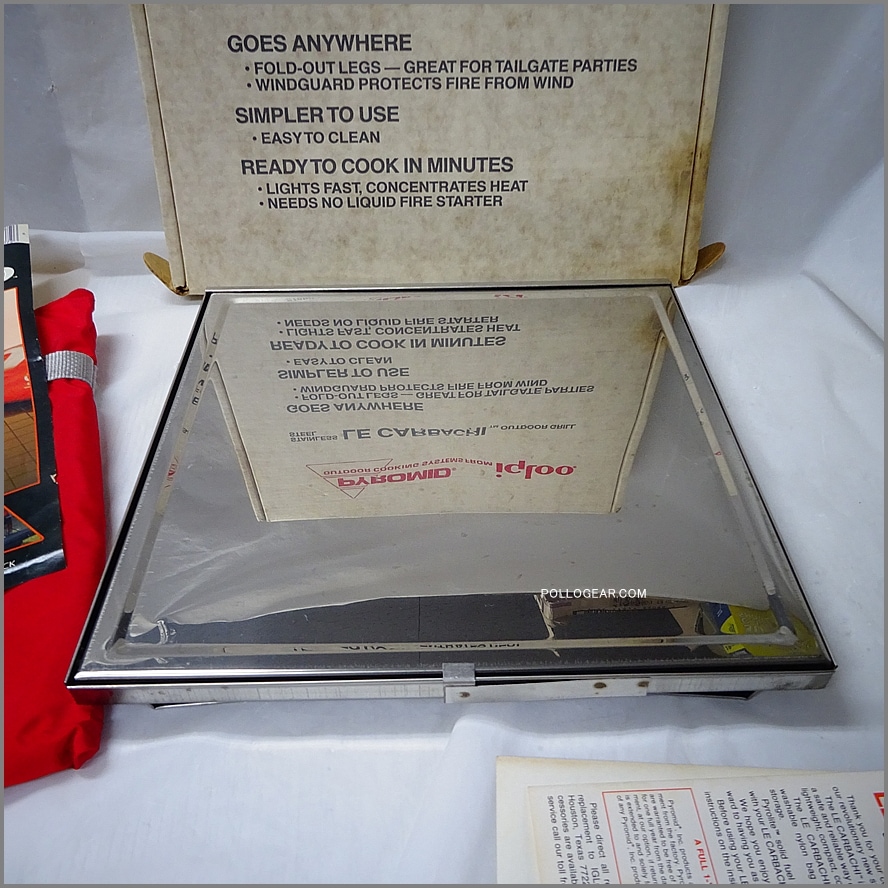 90’s デッドストック PYROMID<BR>12インチ パイロミッド 焚火台<BR>クッキングシステム グリル<BR>igloo Vintage Stove USA<BR>イグルー 丸穴 前期モデル