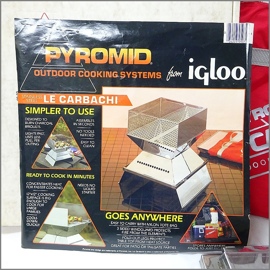 90's デッドストック PYROMID<BR>12インチ パイロミッド 焚火台<BR