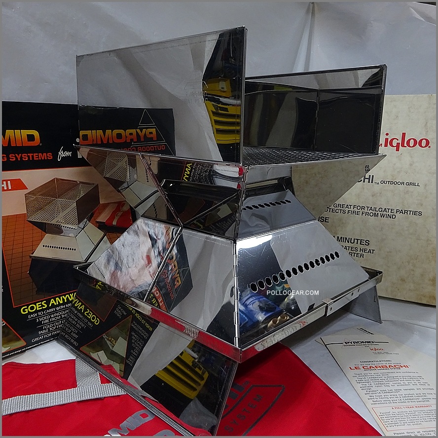 90's デッドストック PYROMID<BR>12インチ パイロミッド 焚火台<BR