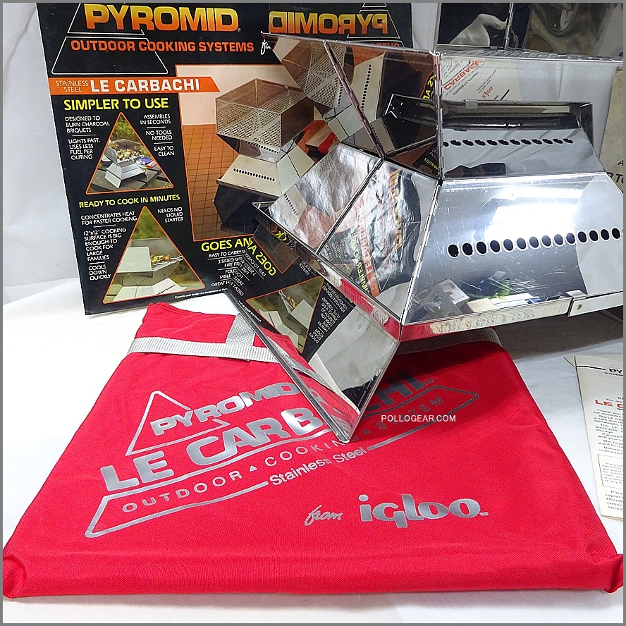 パイロミッド　pyromid アウトドアクッキングシステム 90's デッドストック PYROMID<BR>12インチ パイロミッド 焚火台<BR