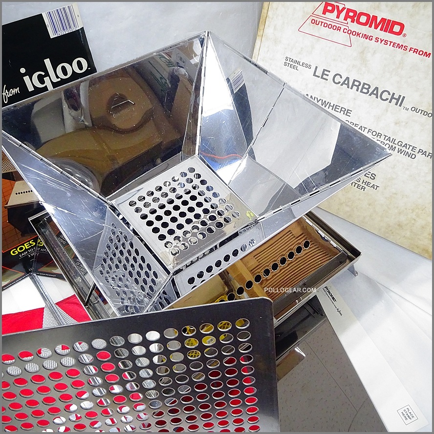 パイロミッド　pyromid アウトドアクッキングシステム 90's デッドストック PYROMID<BR>12インチ パイロミッド 焚火台<BR