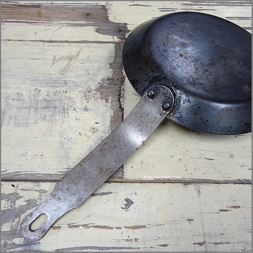 French Vintage Frying Pans<BR>ビンテージ フライパン<BR>鉄フライパン フランス製<BR> 185㎜ Brocante