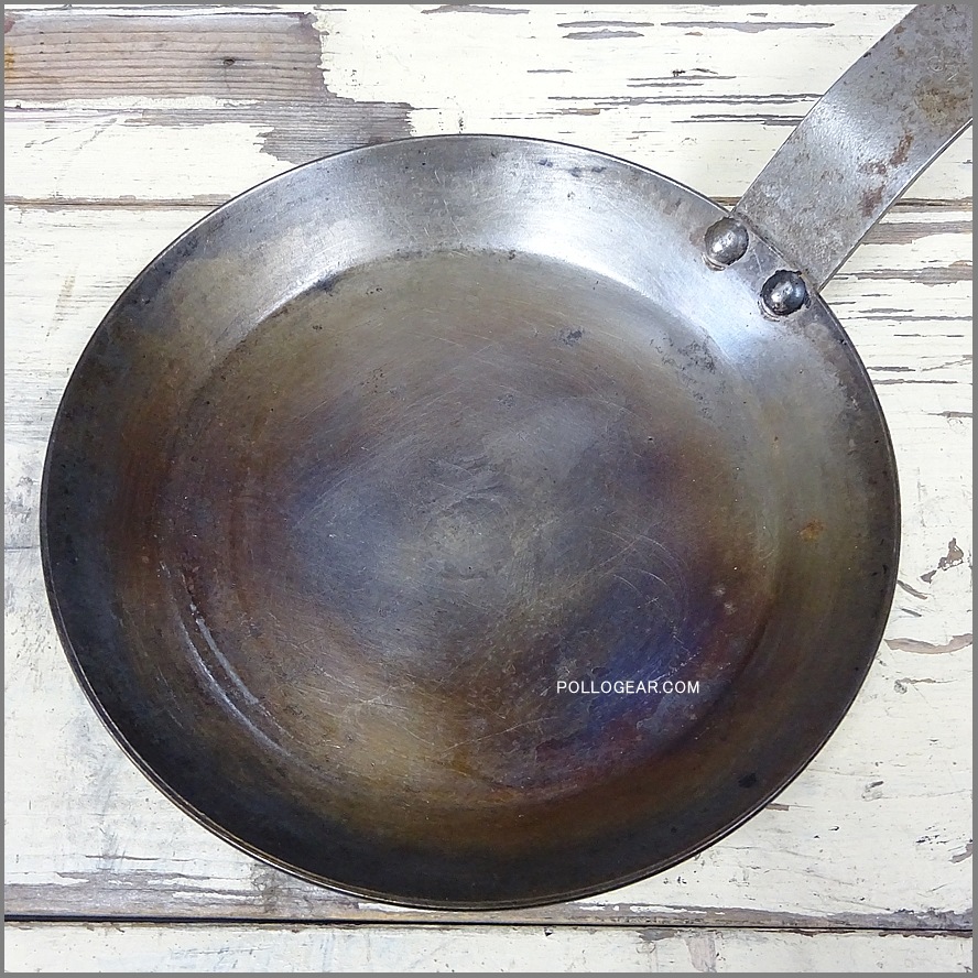 French Vintage Frying Pans<BR>ビンテージ フライパン<BR>鉄フライパン フランス製<BR> 185㎜ Brocante