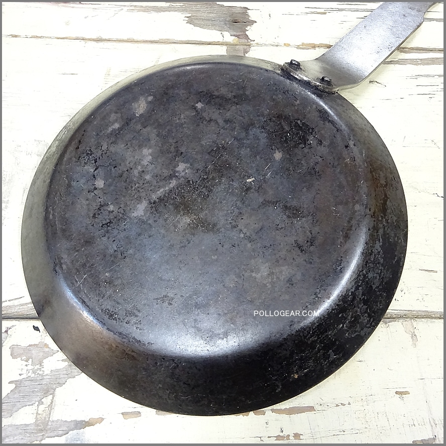 刻印入り ビンテージ　フランス製 銅製フライパン 直径24.5cm d-25 刻印入り ビンテージ フランス製 銅製フライパン 直径24.5cm d-25 刻印