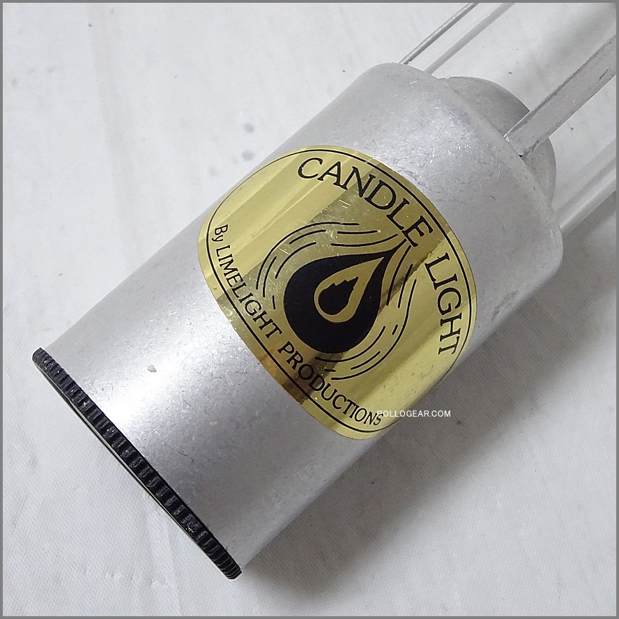 1985年 CANDLE LIGHT<br>LLP×UCO PAT PEND №2<br>ラムライト アルミ シルバー<br>ビンテージ キャンドルランタン<br>Limelight Productions