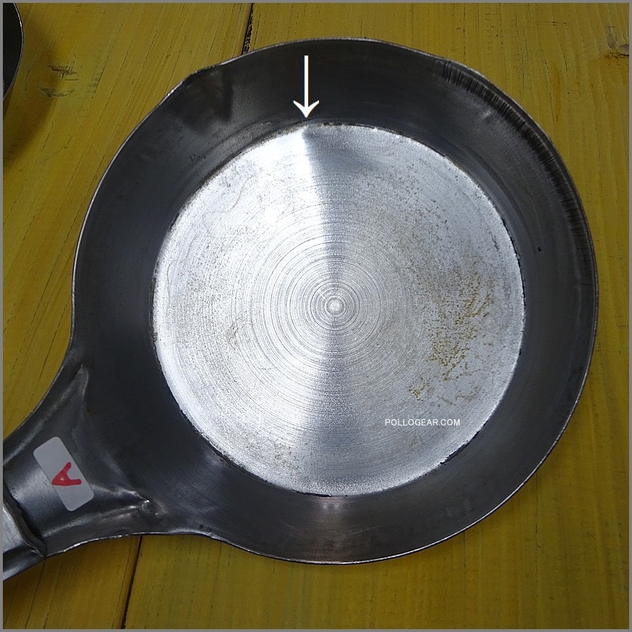 1960年代 デッドストック 150㎜<BR>B刻印 ビンテージ フライパン<BR>鉄フライパン アメリカ製<BR>Cowboy Frying Pans USA