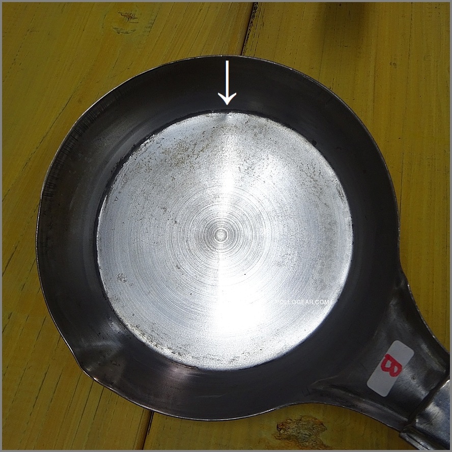 1960年代 デッドストック 150㎜<BR>B刻印 ビンテージ フライパン<BR>鉄フライパン アメリカ製<BR>Cowboy Frying Pans USA