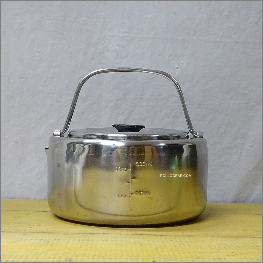 OLD MSR INDIA製 KETTLE<BR>1990年代 Alpine Tea Pots<BR>アルパイン ティーポット ステンレス ケトル<BR>VINTAGE ケトル ビンテージ<BR>