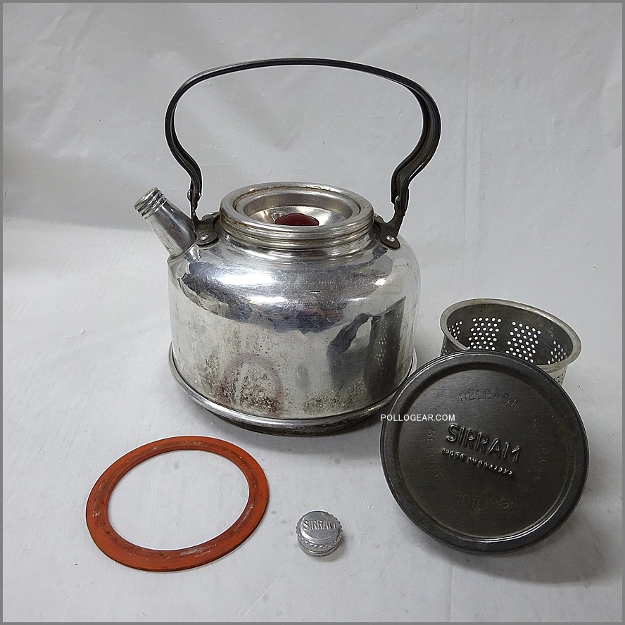 1950年代 VINTAGE ケトル<BR>シラム SIRRAM イングランド製<BR>ピクニックケトル ビンテージ<BR>1.0L ティーケトル コーヒーポット やかん 薬缶