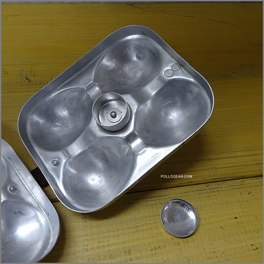 1940年代 MADE IN GERMANY<BR>アルミ エッグケース ドイツ製<BR>Vintage Egg Carry<BR>ビンテージ エッグホルダー